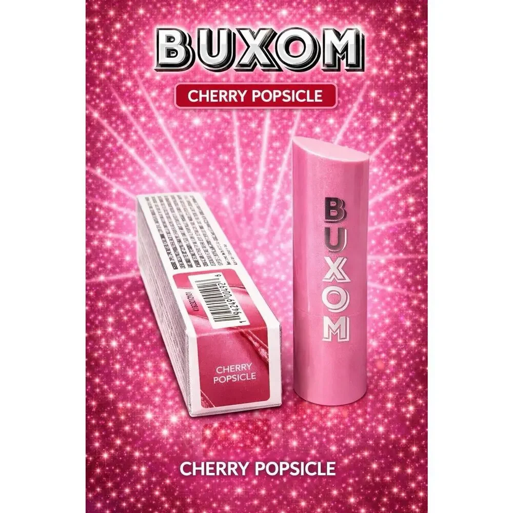 Buxom - Full On Plumping Lip Glow Balm - Shade: Cherry Popsicle - .07 oz/ 2 g